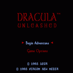 Dracula Unleashed (U) Title Screen